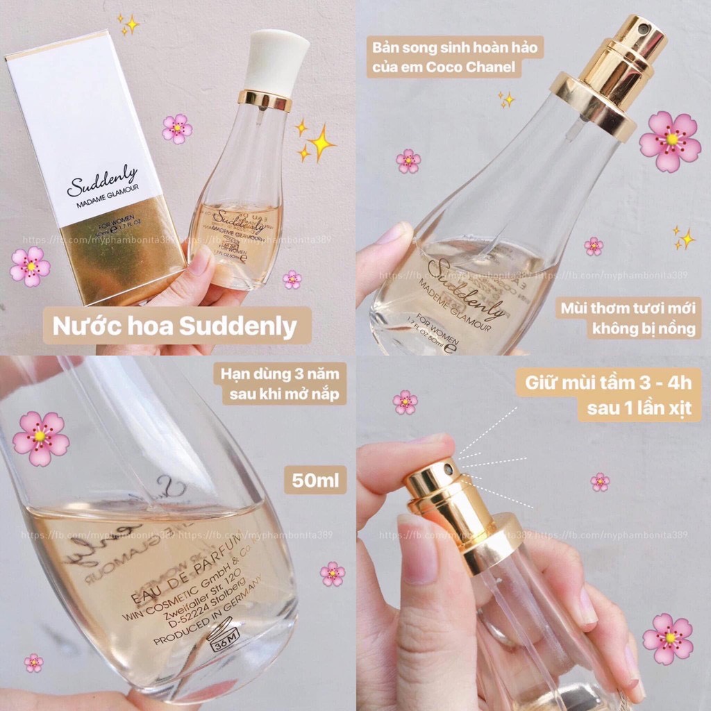 Nước hoa nữ Suddenly Madame Glamour 50ml
