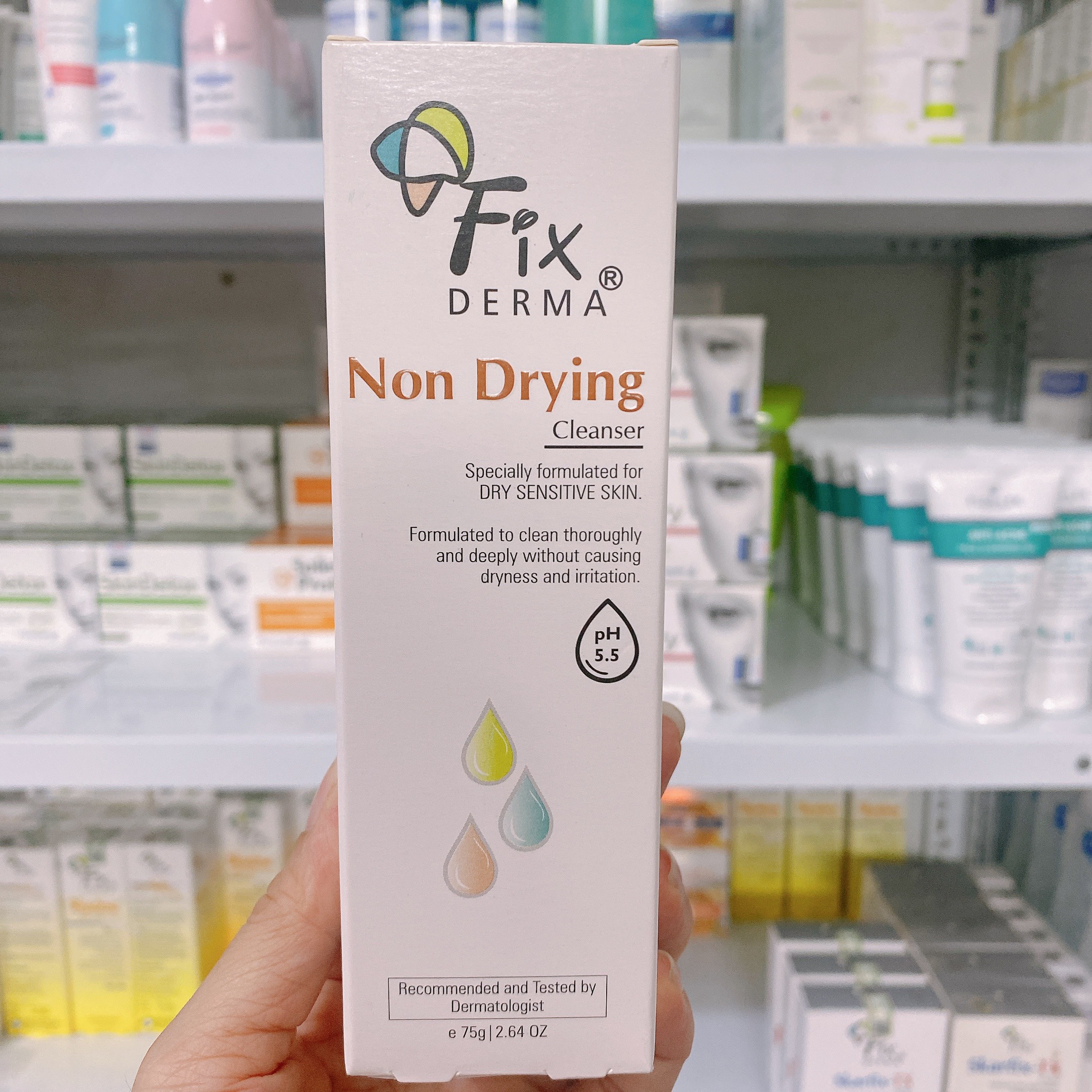 [NEW] Sữa Rửa Mặt Cho Da Nhạy Cảm Fixderma Non Drying Cleanser (60g)