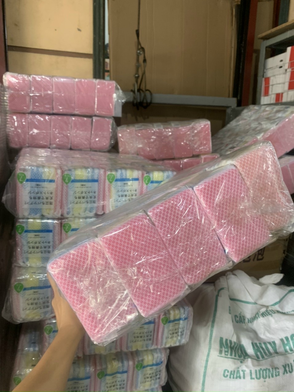 Miếng Mút Lưới Rửa Chén, Bát Tạo Bọt