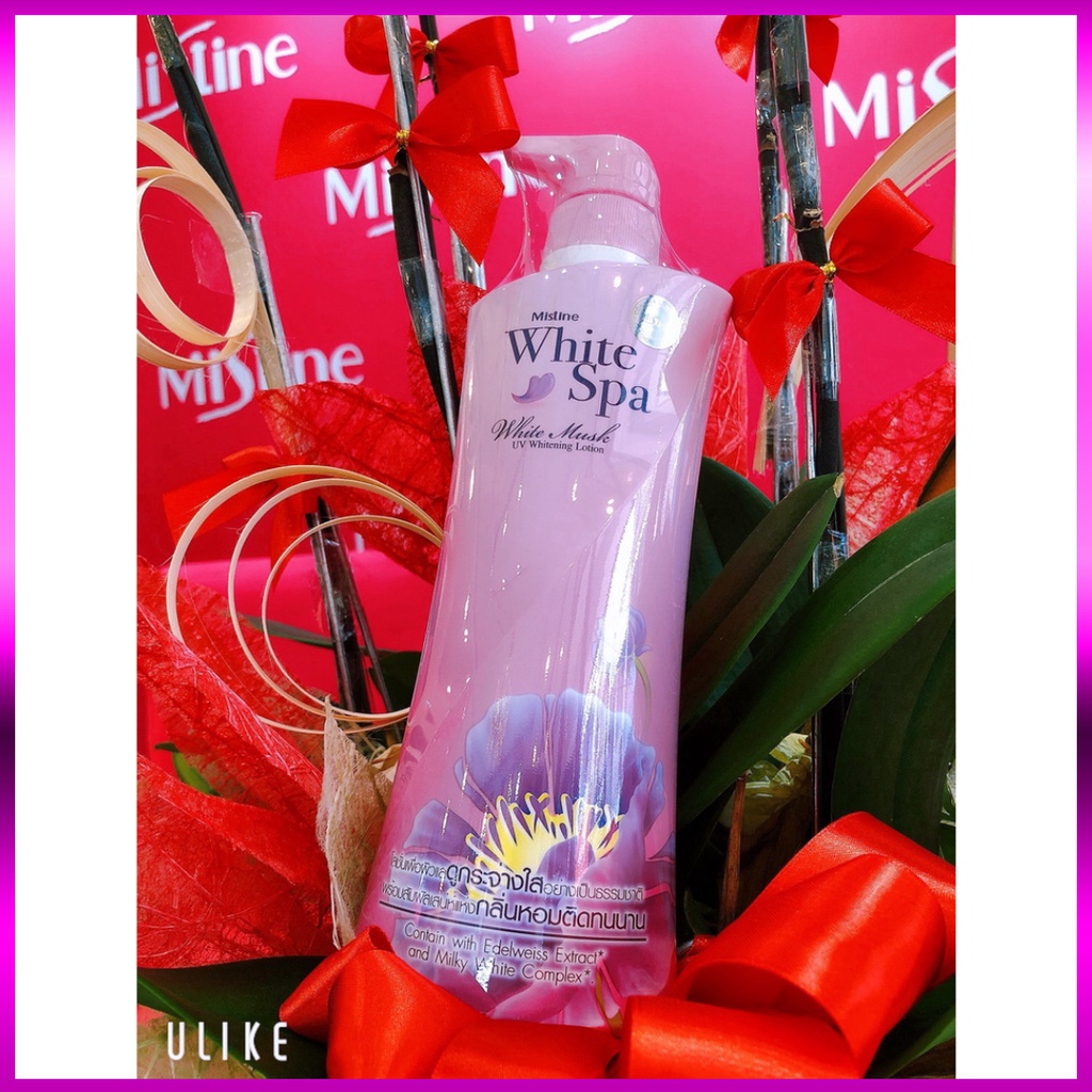 [HÀNG CHÍNH HÃNG] Lotion Dưỡng Trắng Da Mistine White Spa 400ml Thái Lan