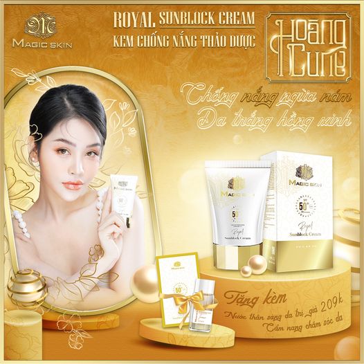Kem chống nắng thảo dược Magic Skin