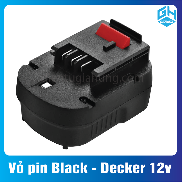 Vỏ pin Black - Decker 12v đóng 6 cell lion
