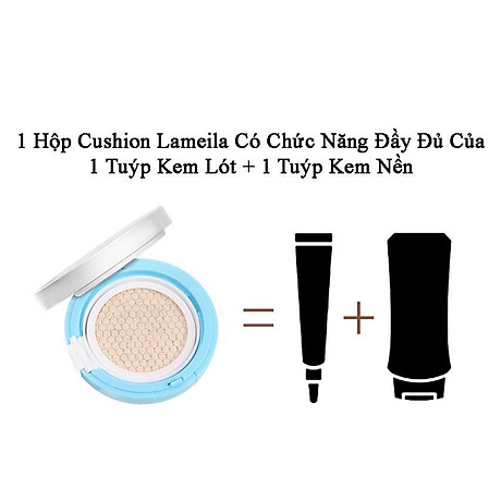 [HCM]Phấn Nước Cushion Mỏng Mịn Nhẹ Da + Bông Phấn