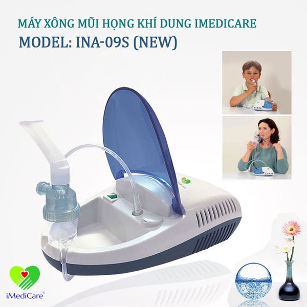 Máy xông mũi họng iMediCare iNA-09S New - BH 5 năm