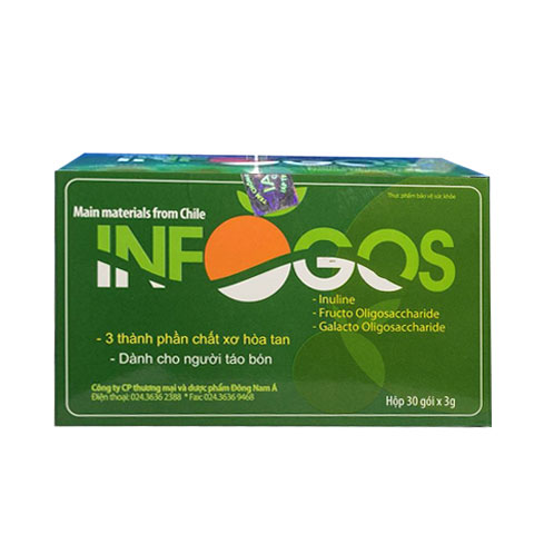 Infogos – Hỗ trợ bổ sung chất xơ, giảm táo bón cho người lớn và trẻ em