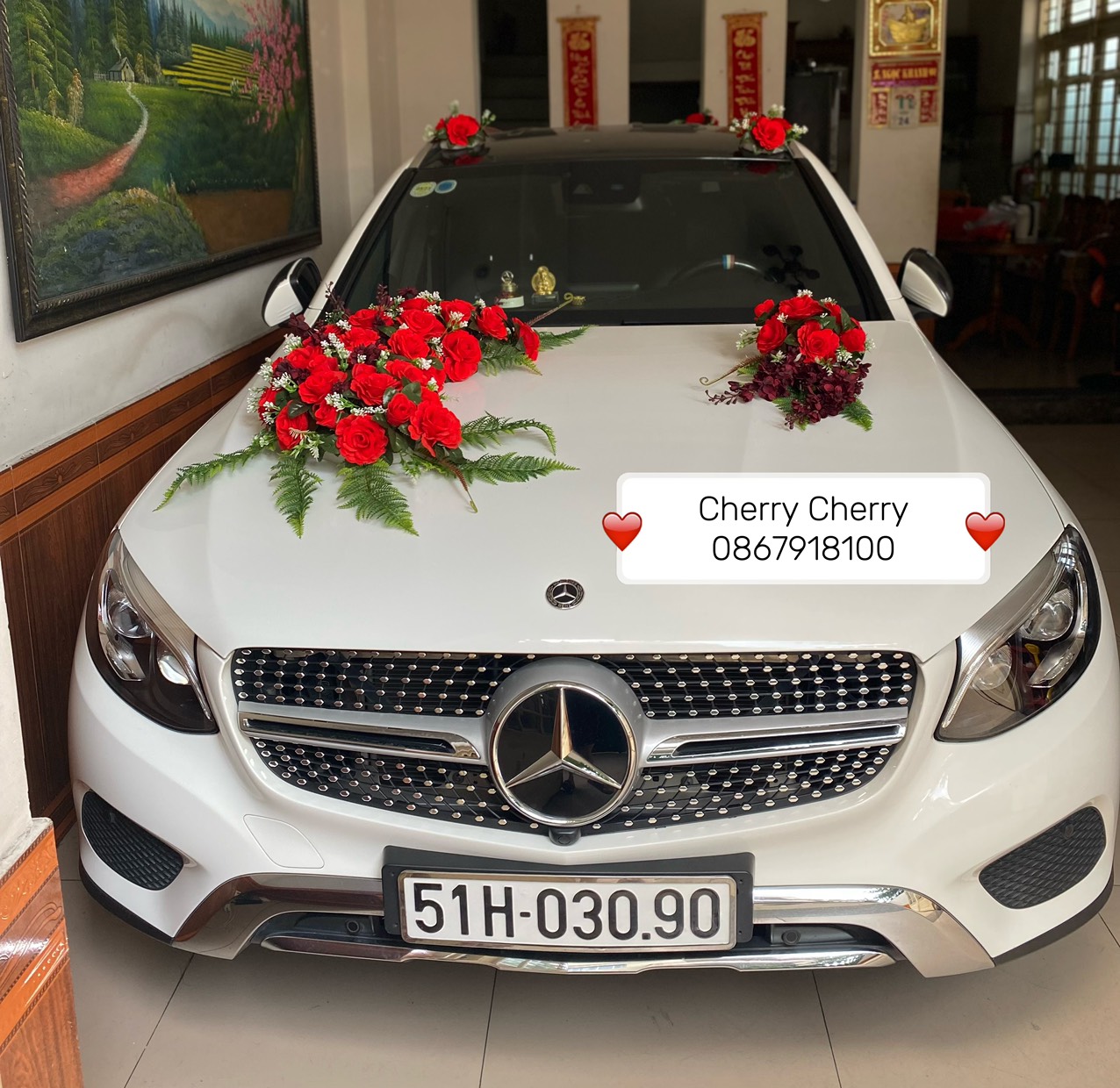 HOA CƯỚI XE DÂU - BỘ DÀI - HOA CAO CẤP