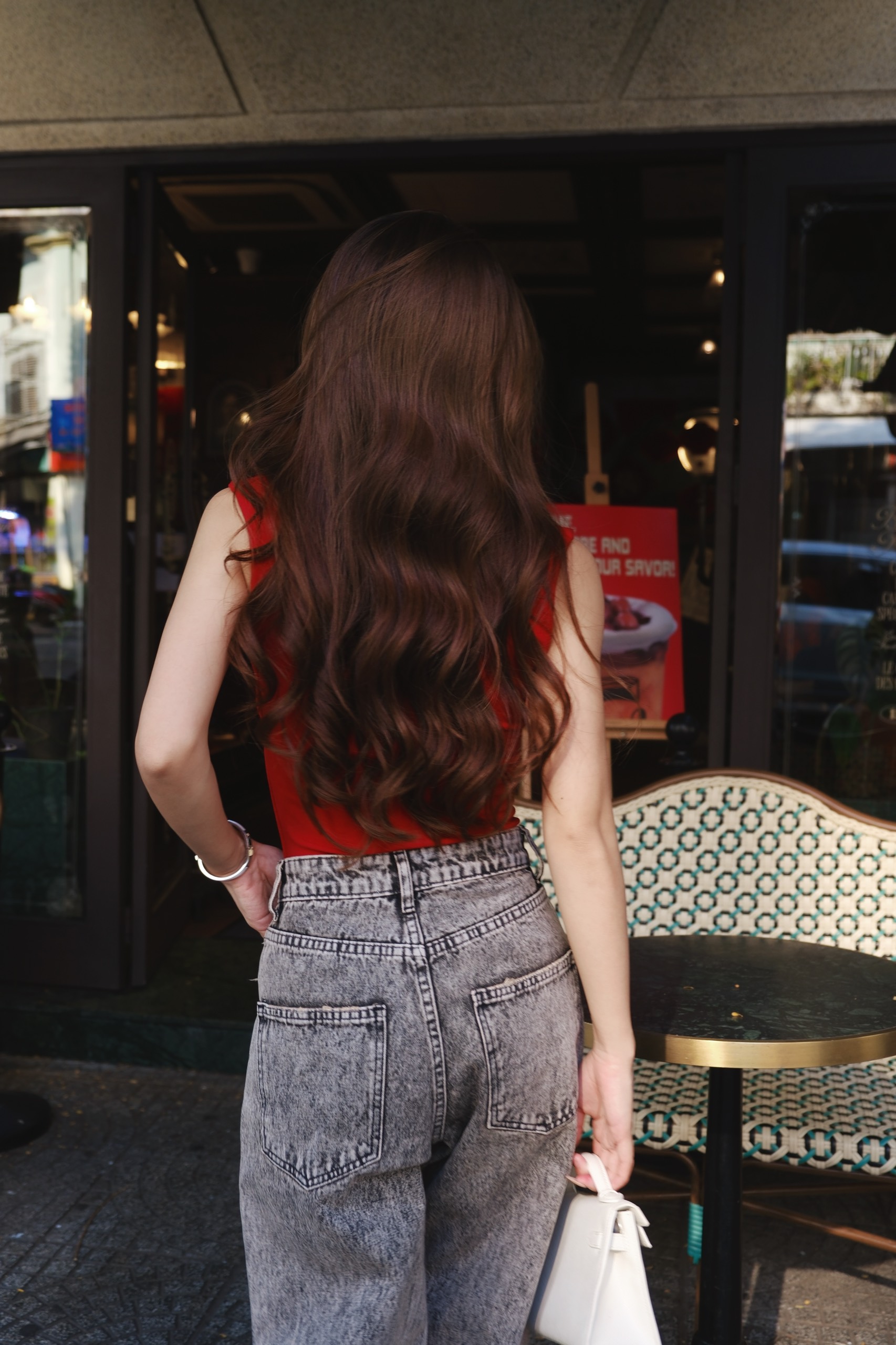 Quần jeans ống suông BASIC RIO JEANS