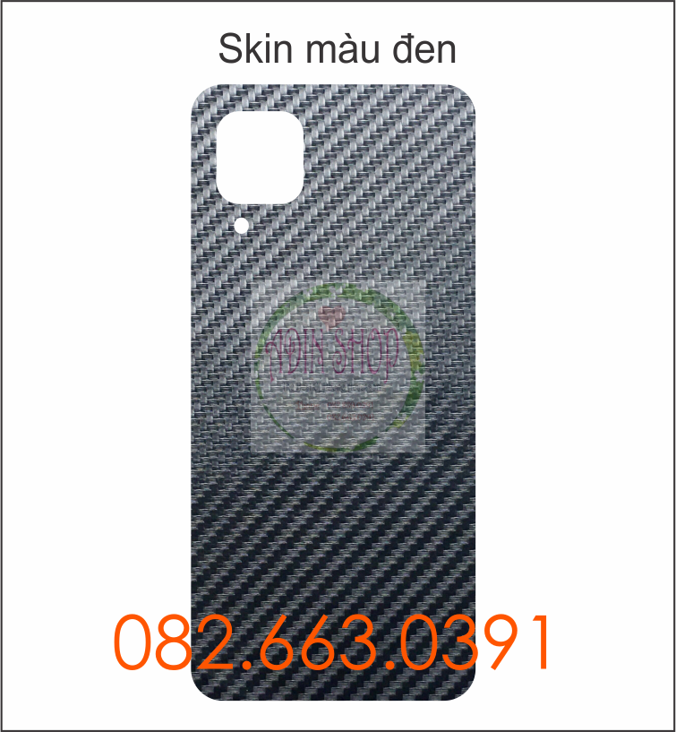 [HCM]Miếng dán mặt lưng skin carbon Samsung A12