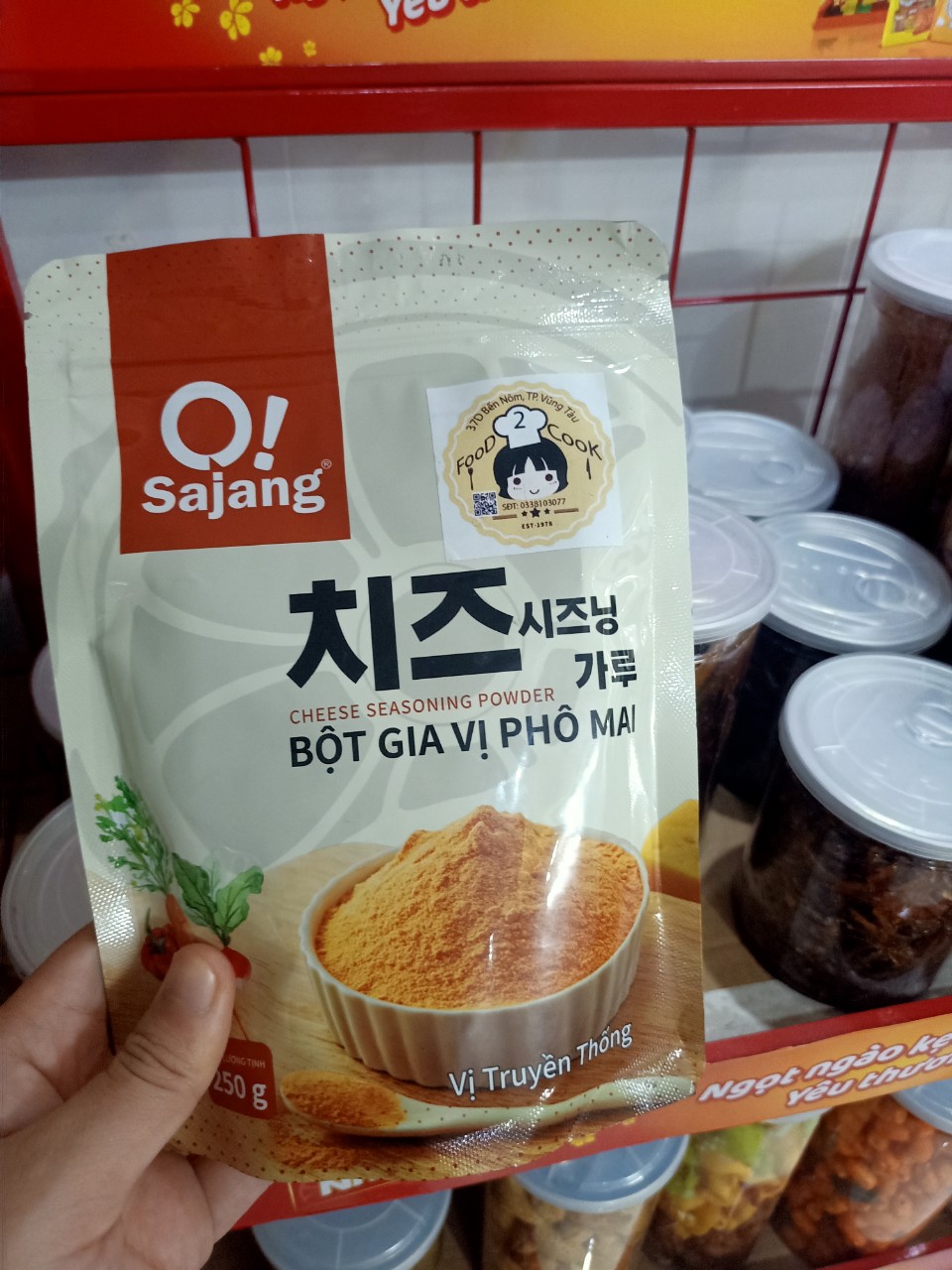 Bột phô mai hàn quốc 250g