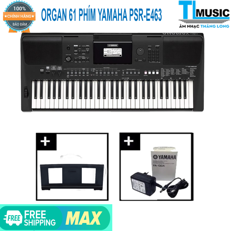 [Chính hãng] Đàn Organ (Keyboard) 61 phím Yamaha PSR-E463 (Yamaha keyboard E463)