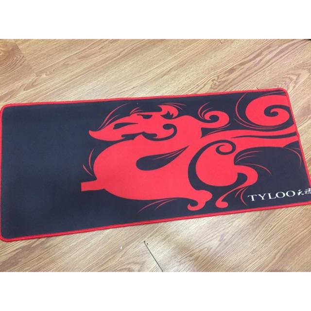 (HCM) Bàn di chuột lót chuột mouse pad Tyloo 70cm x30cm x4 ly Miếng lót chuột game Tyloo cỡ lớn 70x30cm