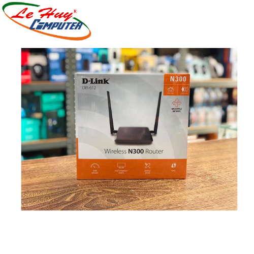 Genuine D-Link Dir-612 Wifi Router (300 Mbps/ Wifi 4/ 2.4 Ghz)