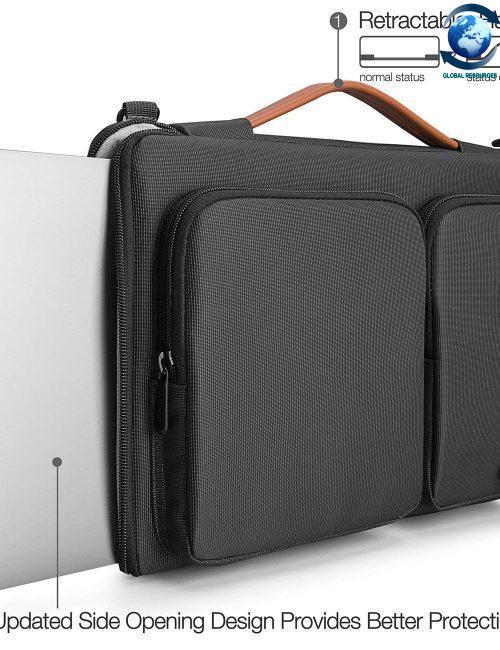 [HCM]Túi đeo TOMTOC (USA) 360* shoulder bags MACBOOK 15″ BLACK