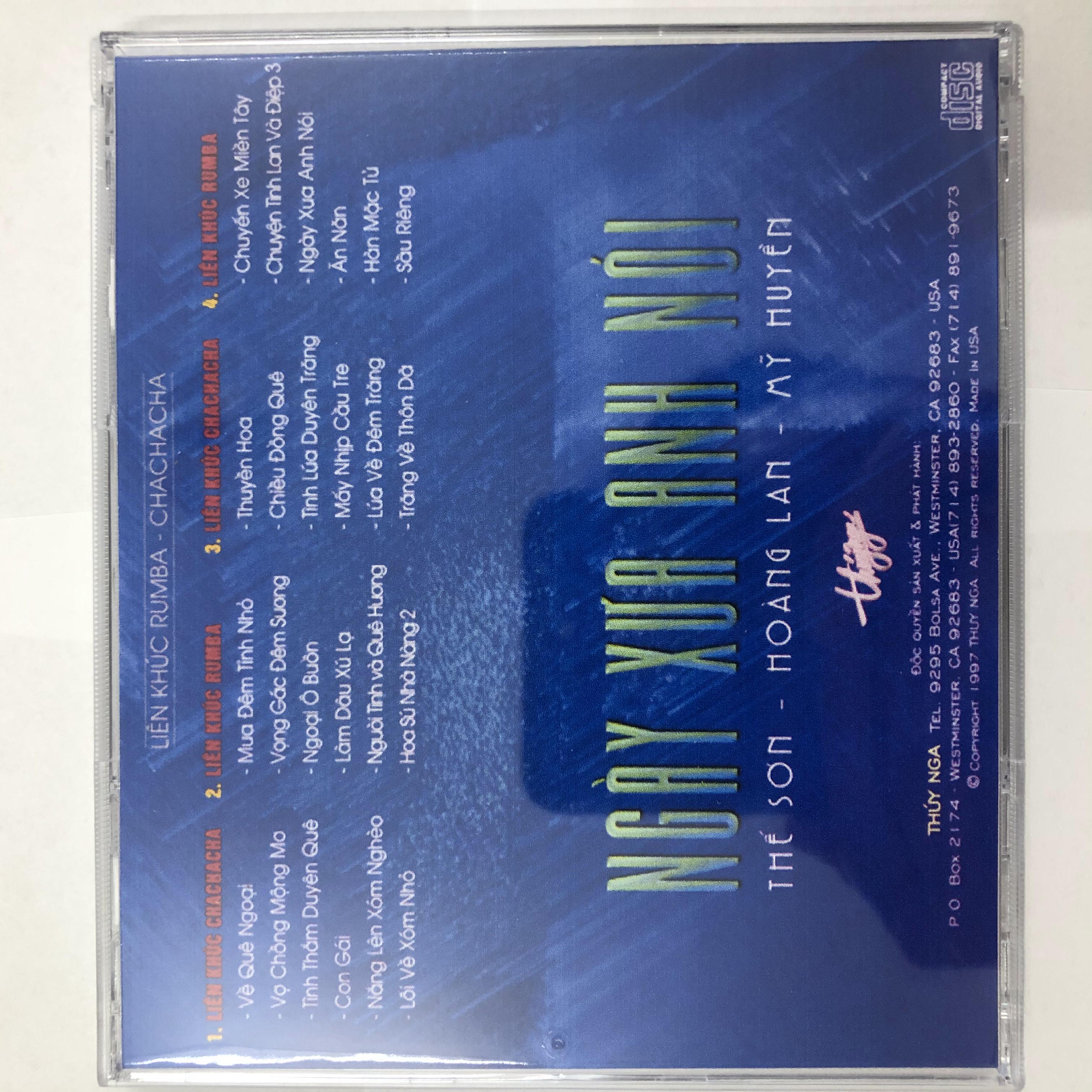 [HCM]CD Thúy Nga CD149 - Liên Khúc Ngày Xưa Anh Nói