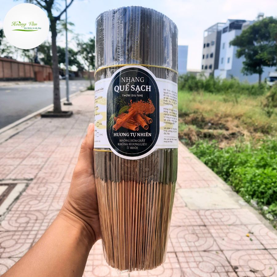 [01 Kg] Nhang Quế Sạch hương tự nhiên thơm dịu không tẩm Tinh Dầu không hóa chất, ít khói