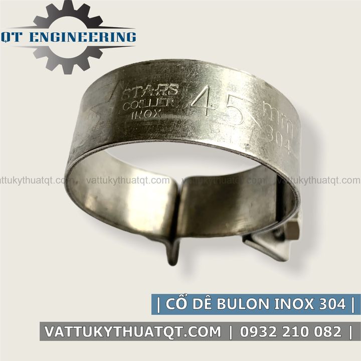 Cổ Dê Bulong Inox 304 (Phi 25,30,35,45,50) | VATTUKYTHUATQT.COM
