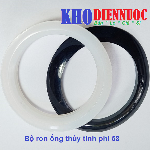 1 cặp ron ống thủy tinh phi 58 máy nước nóng năng lượng mặt trời