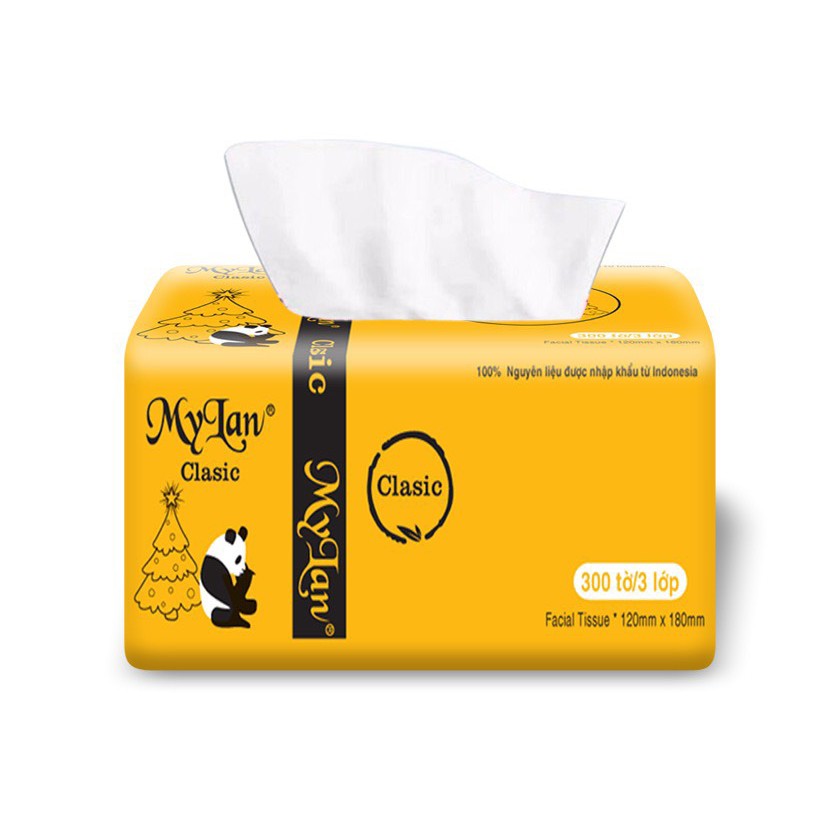 Bịch 10 gói Giấy ăn gấu trúc MyLan