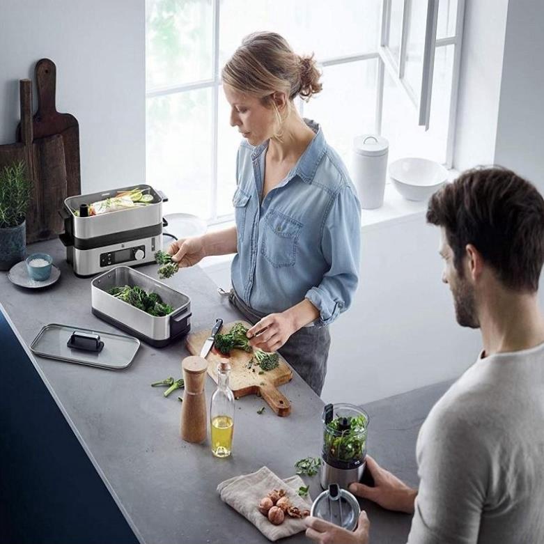 🇩🇪 Nồi Hấp Điện Wmf Kitchenminis 2 Tầng - Nhập khẩu Đức 🇩🇪