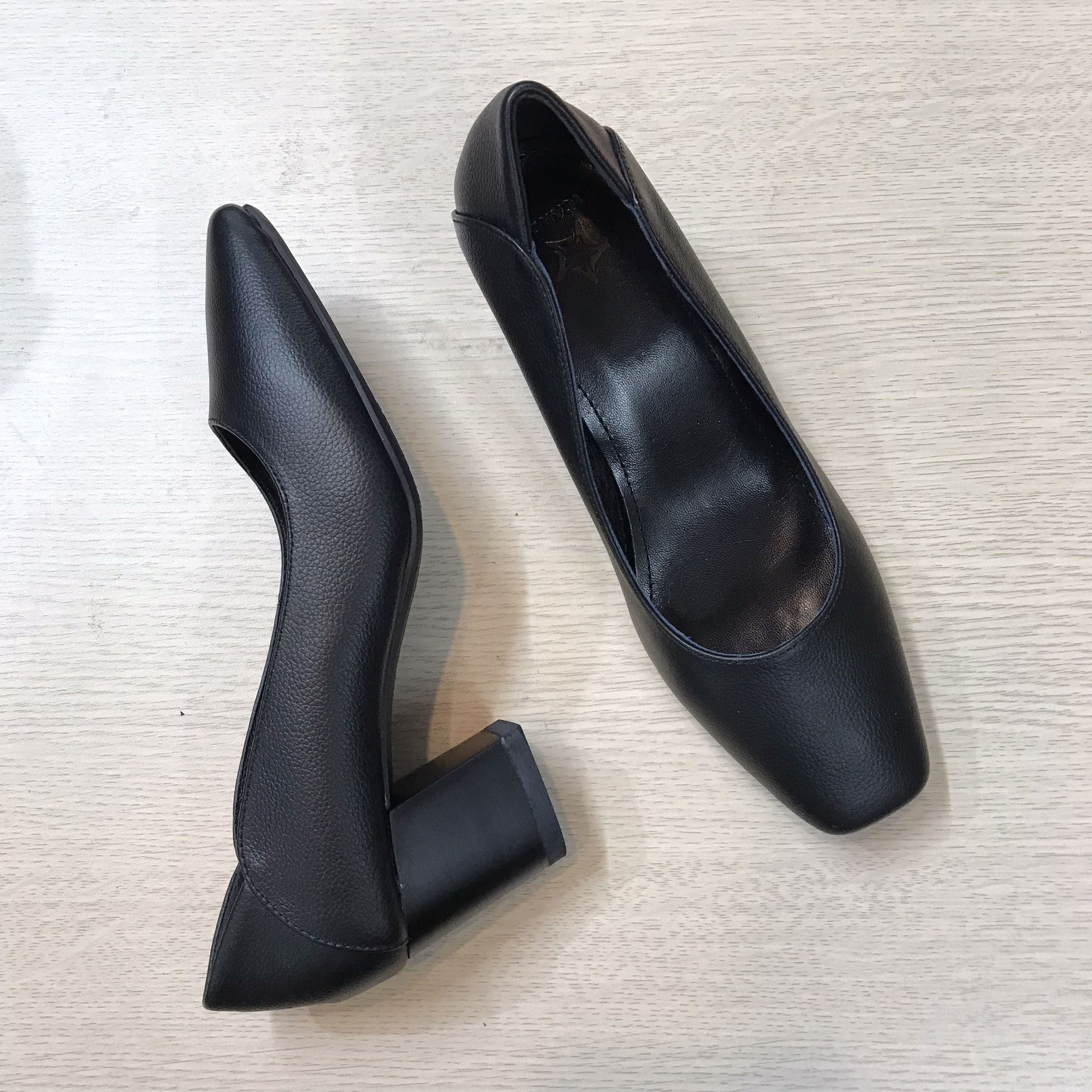 Giầy Cao Gót Nữ 5CM Da Thật VNXK