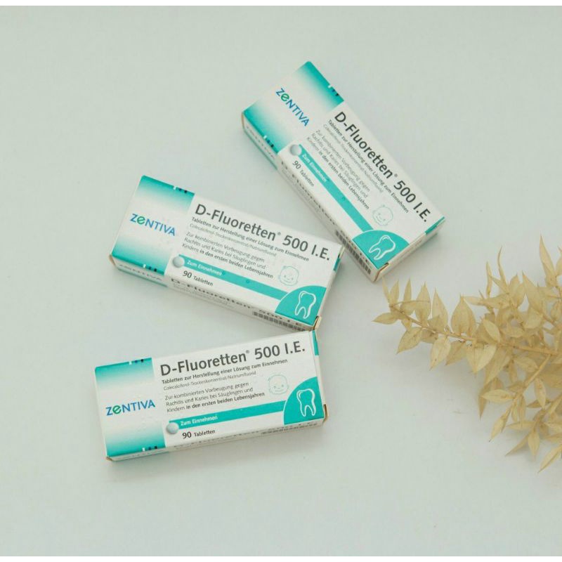 [HCM]Viên Vitamin D-Fluoretten 500 I.E Đức