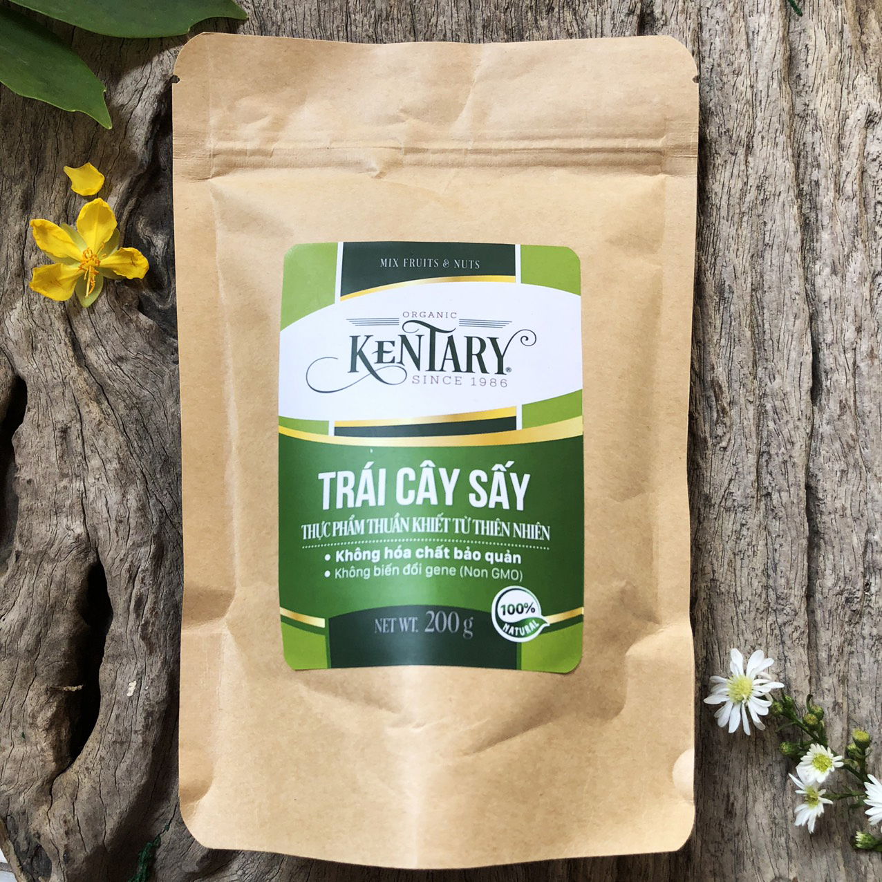 Me lắc sấy  Kentary túi 200g,