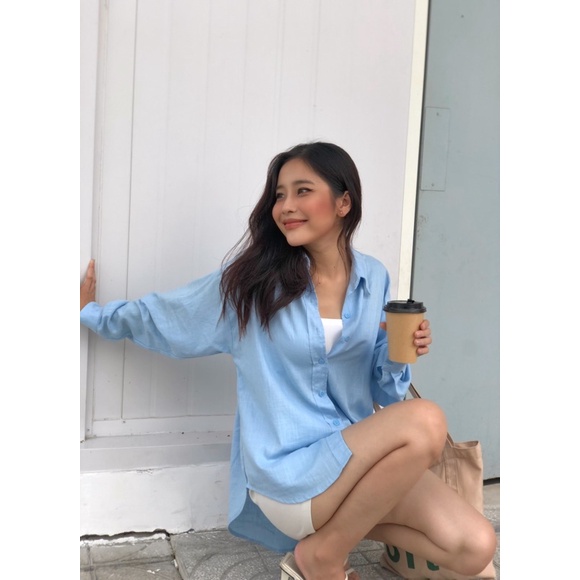 Basic Linen Shirt - Sơ mi nữ linen ít nhăn - Remmus.vn
