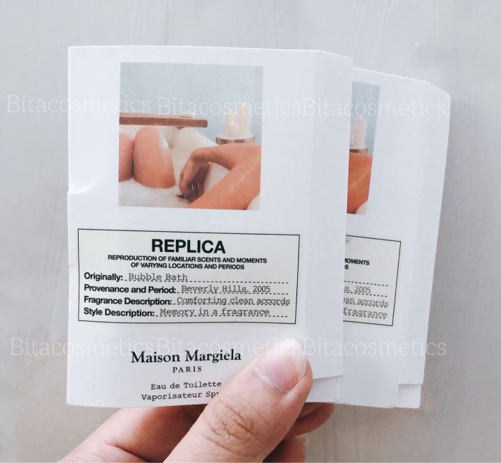 Set nước hoa rep-lica mini 4 món - nước hoa rep-lica bubble bath - beach walk 7ml