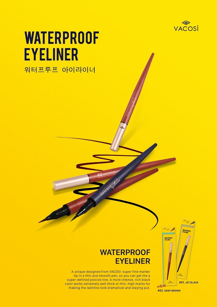Kẻ mắt nước Vacosi Waterproof Eyeliner Pen 5ml VM24
