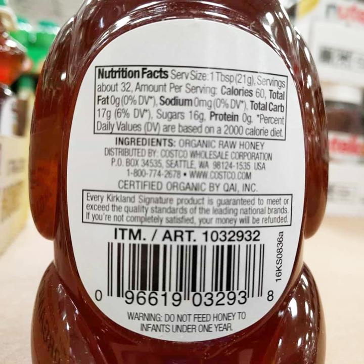 Mật Ong Organic Nguyên Chất Kirkland Mỹ (680g)
