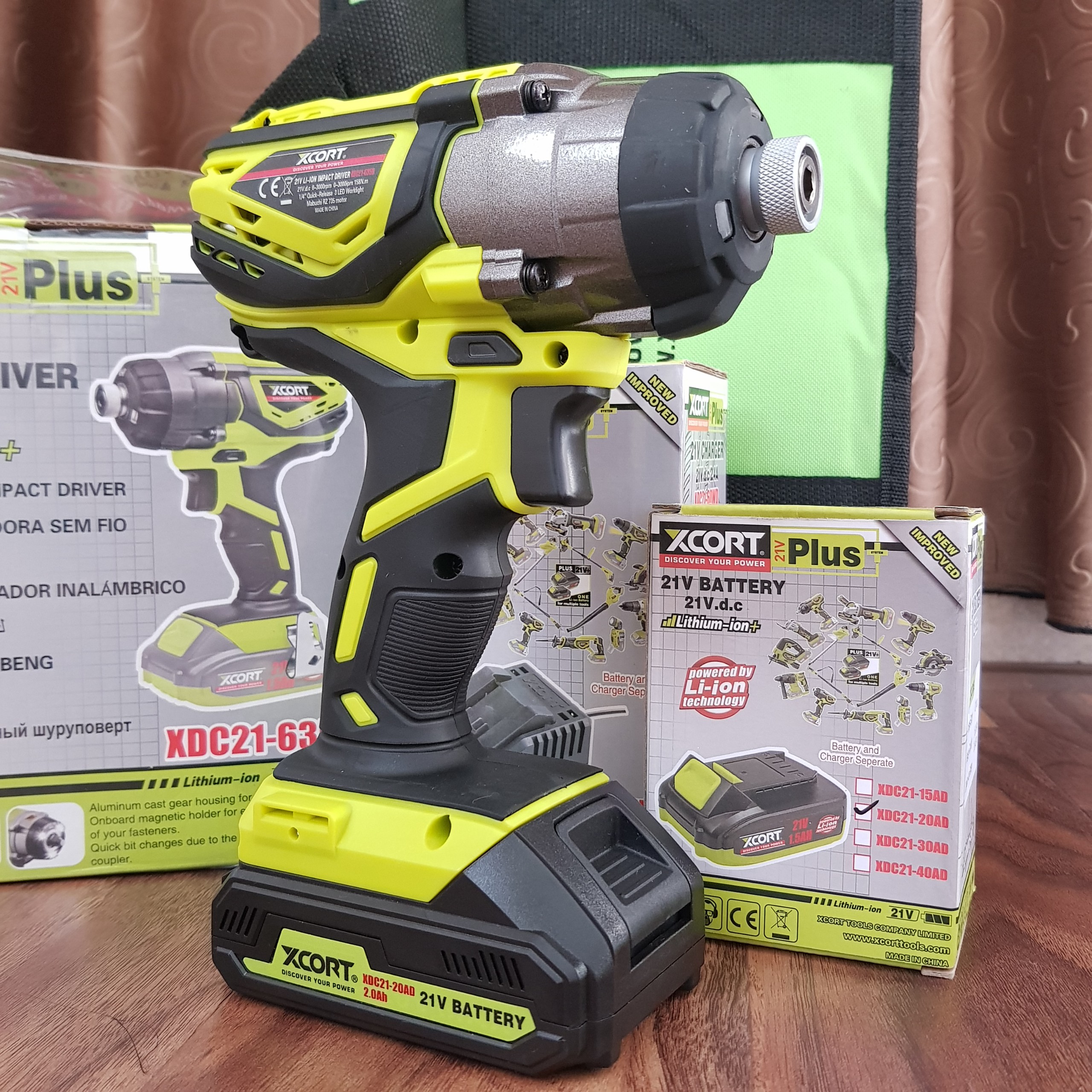 Máy vặn vít dùng pin-Máy vặn vít XCORT 20/21V [CHÍNH HÃNG]