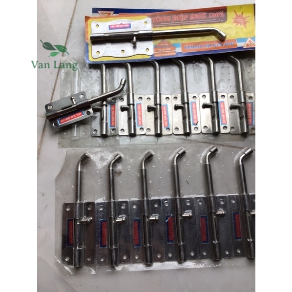 Chốt cửa dọc, chốt dọc inox 10phân, 15phân, 25phân