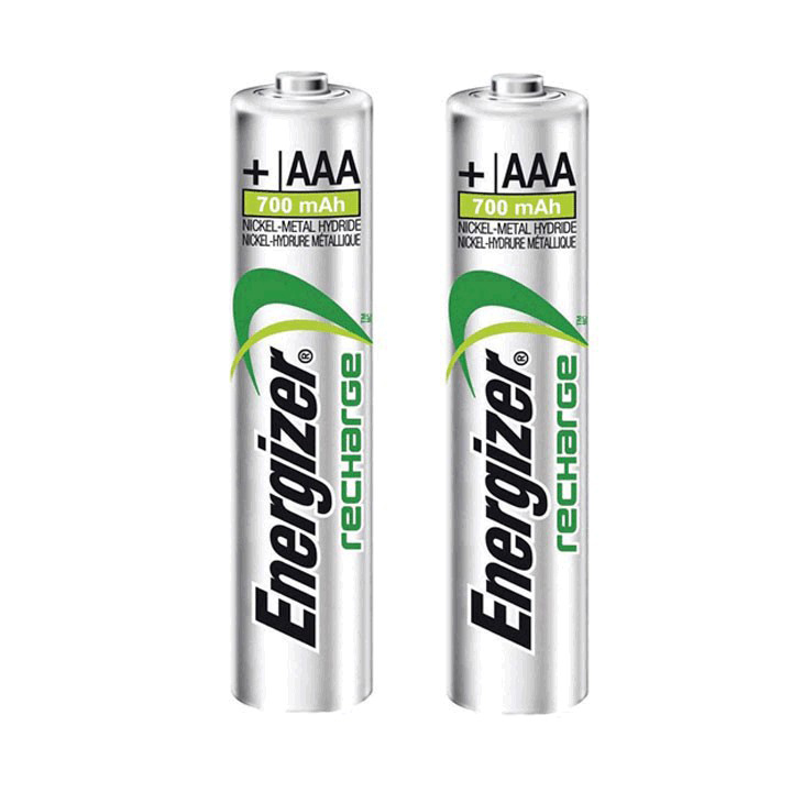 Combo 5 vỉ pin sạc AAA Energizer 700mAh (1 vỉ 2 viên) chính hãng