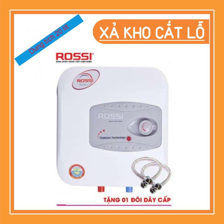 Tiết Kiệm Cực Đã Khi Mua Bình Nóng Lạnh Rossi 20Ti (Tatinium Chống Giật).Tặng Kèm Dây Cấp Tiết Kiệm Cực Đã Khi Mua Bình Nóng Lạnh Rossi 20Ti (Tatinium Chống Giật).Tặng Kèm Dây Cấp