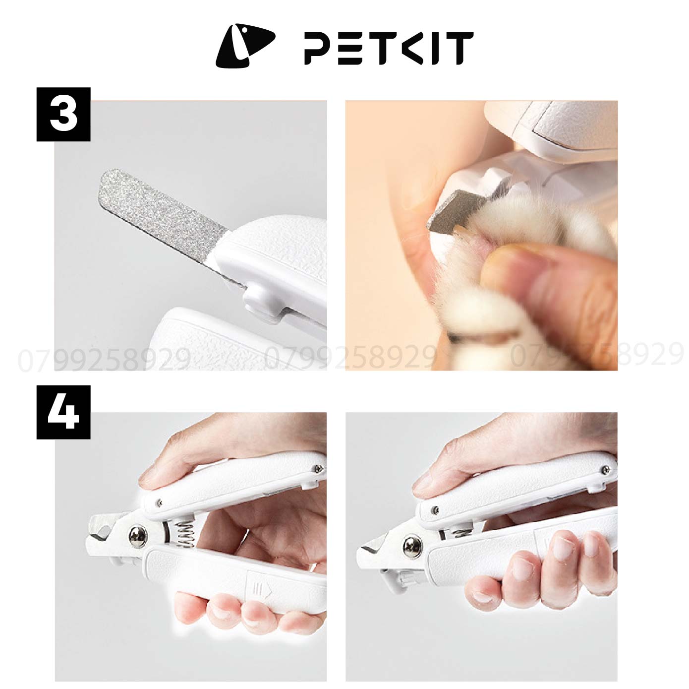 Kìm Bấm Cắt Móng Cho Chó Mèo Petkit Nail Clippers