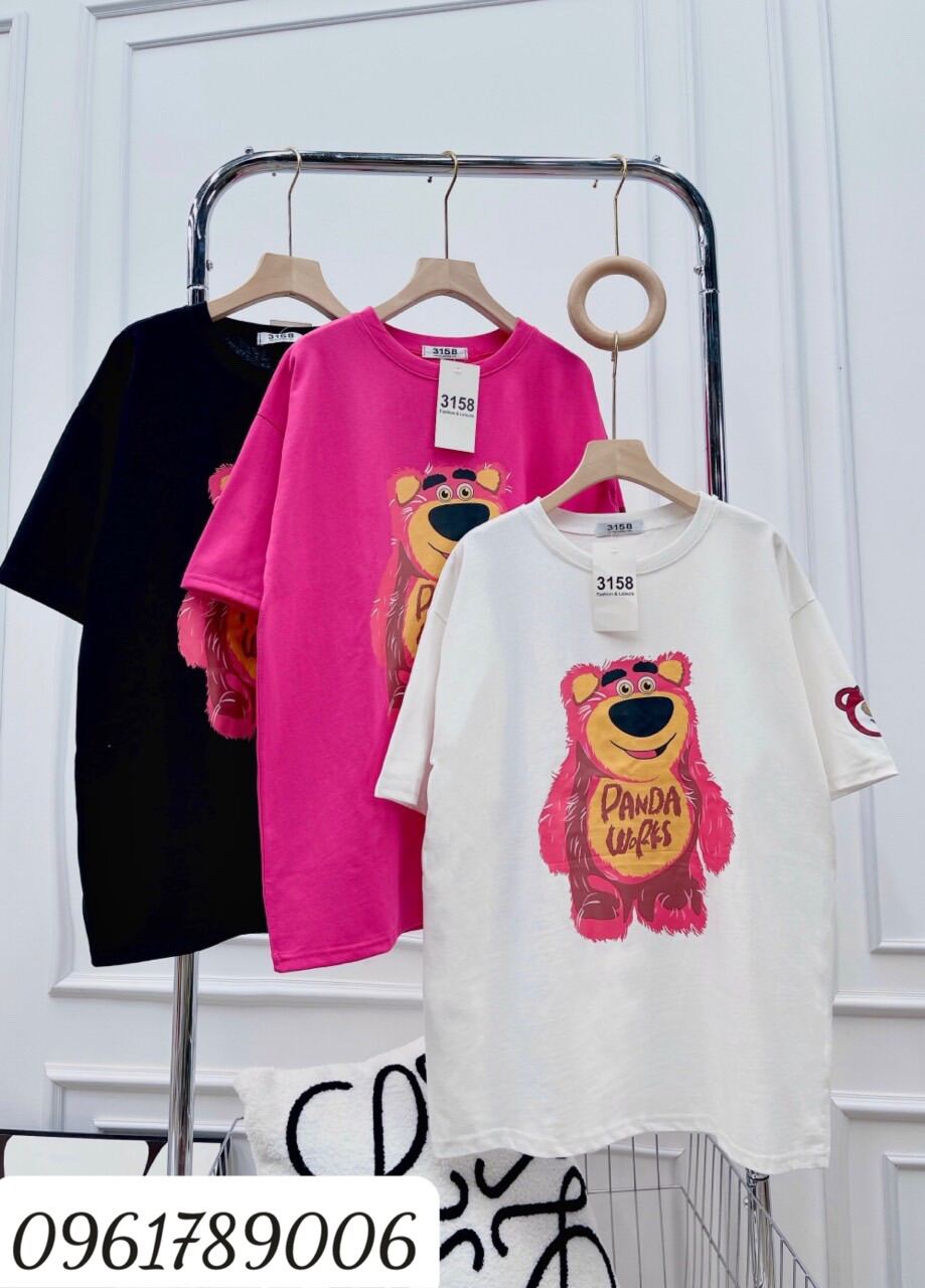 Áo thun 3158 form rộng panda