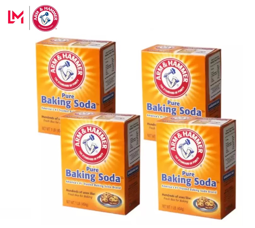 4 Hộp bột baking soda đa công dụng 454g - Mỹ