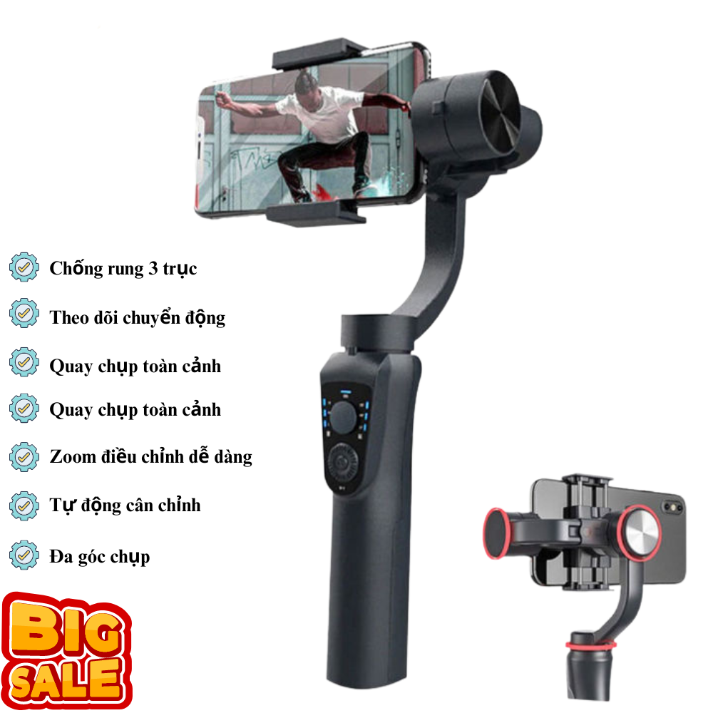 Tay cầm gimbal go pro camera hành trình Hohem Isteary Pro 4 Gimball ...