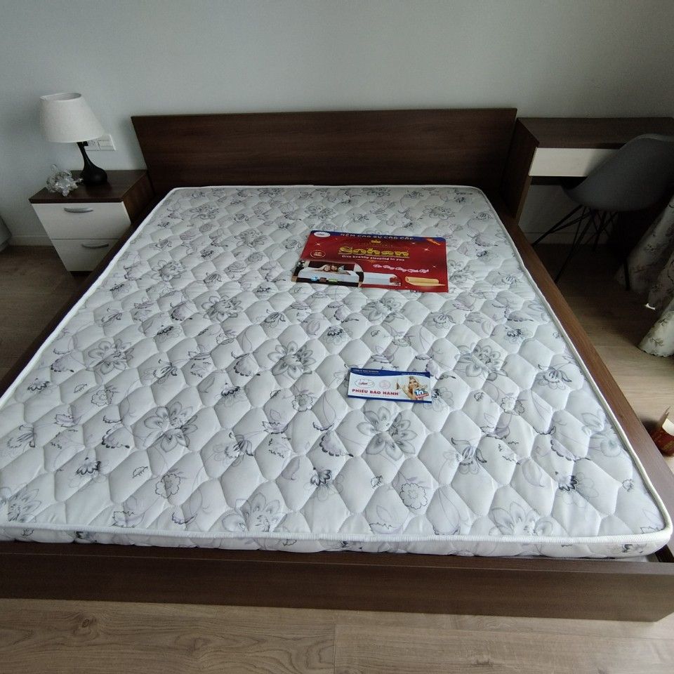[HCM] nệm cao su tổng hợp @ 1m6 x 2m x 10cm quà 7 món - hàng công ty chính hãng