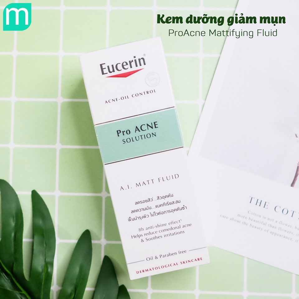 HOÀN TIỀN 20% - Kem Dưỡng Eucerin A.I MATT Fluid Pro Acne Solution