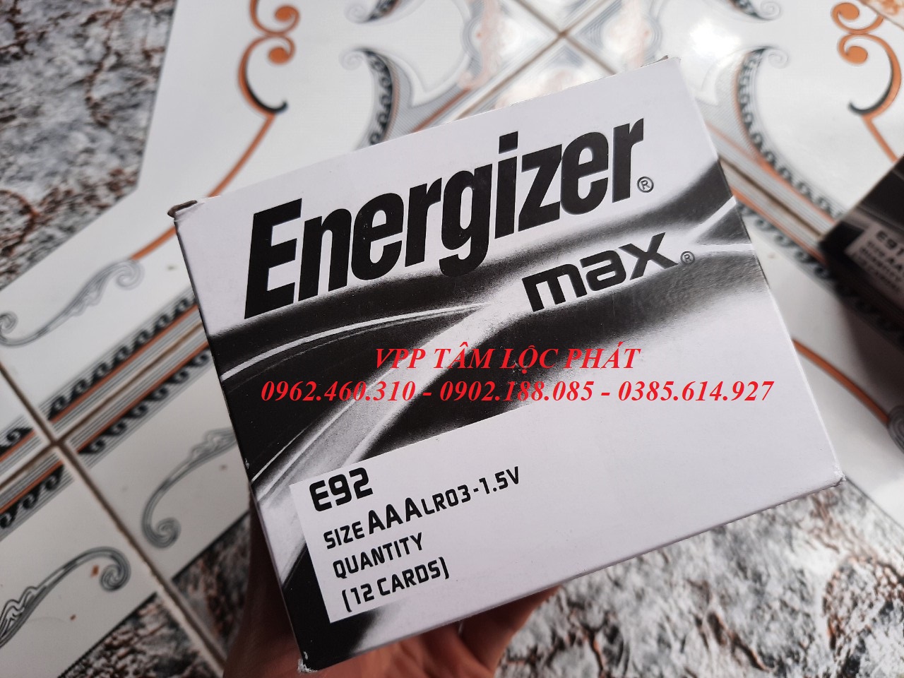 SỈ Vỉ 2 viên Pin Energizer AAA MAX LR03 (Pin đũa) - Pin Alkaline