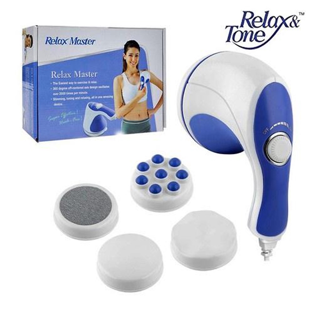 Máy massage cầm tay Relax & Spin Tone (5 đầu massage)