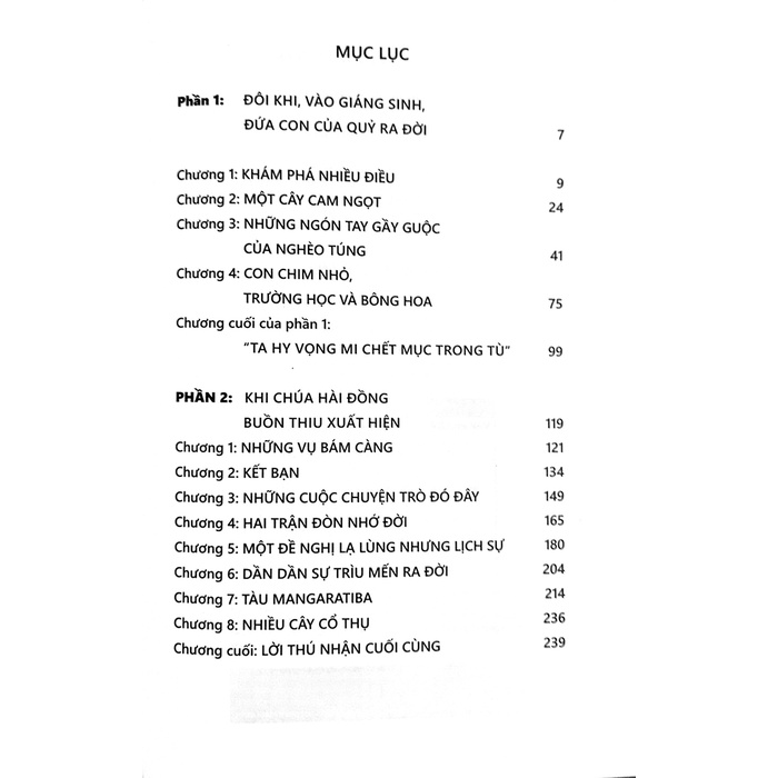 Sách - Cây Cam Ngọt Của Tôi