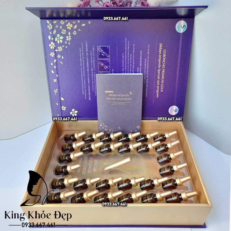 [HCM]Tế Bào Gốc Guboncho 28 Days Ampoule Special Care Program