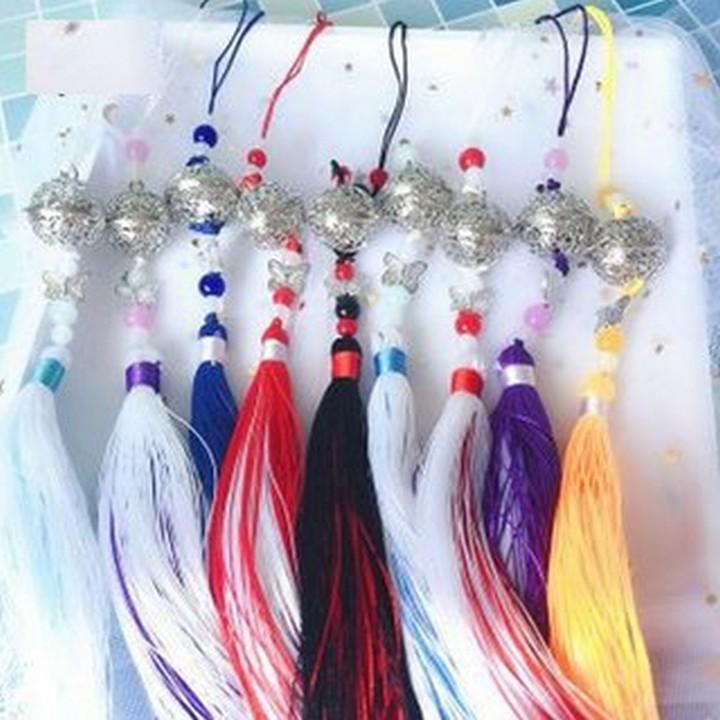 Móc khóa Ma đạo tổ sư cung linh dây tuyến chuông bạc giang gia Trần Tình Lệnh treo sáo ngọc bội Tiêu Chiến Vương Nhất Bác Lam Vong Cơ Ngụy Vô Tiện