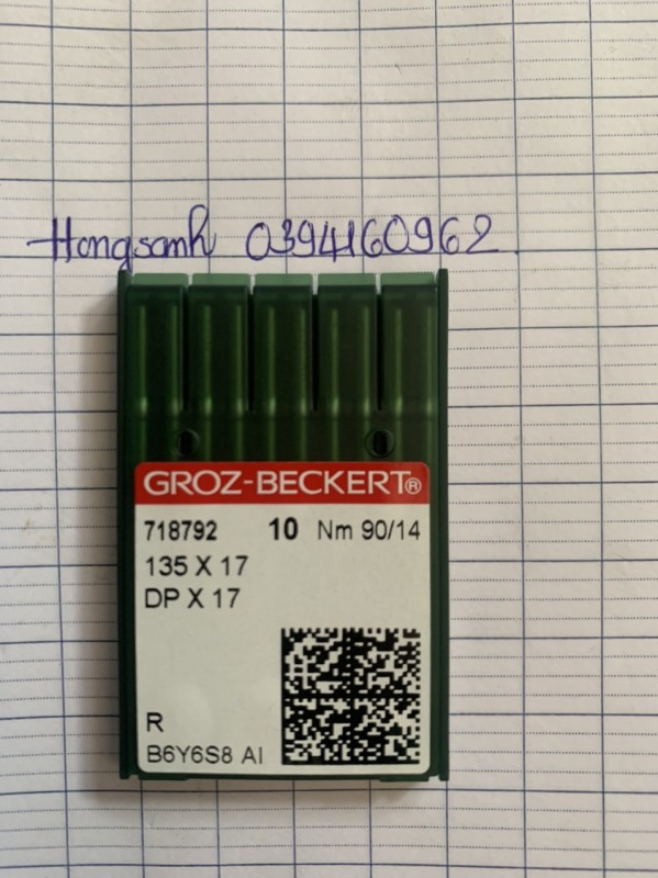 Kim máy bọ lập trình DPx17 của Đức Groz-Beckert 1 vĩ 10 cây