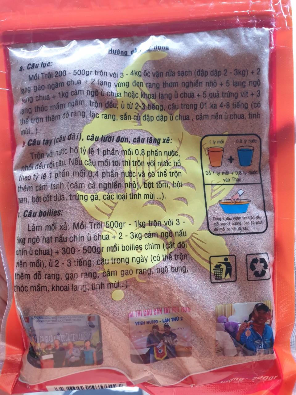 Mồi câu cá trôi, hãng mồi câu Hùng Vương