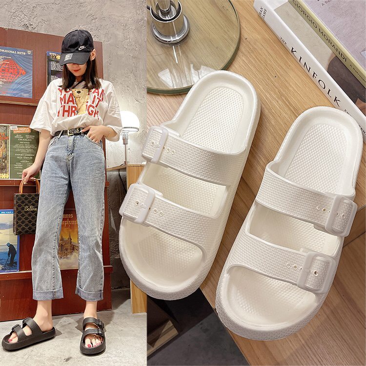 GIÀY DÉP NỮ ĐEN HỒNG TRẮNG