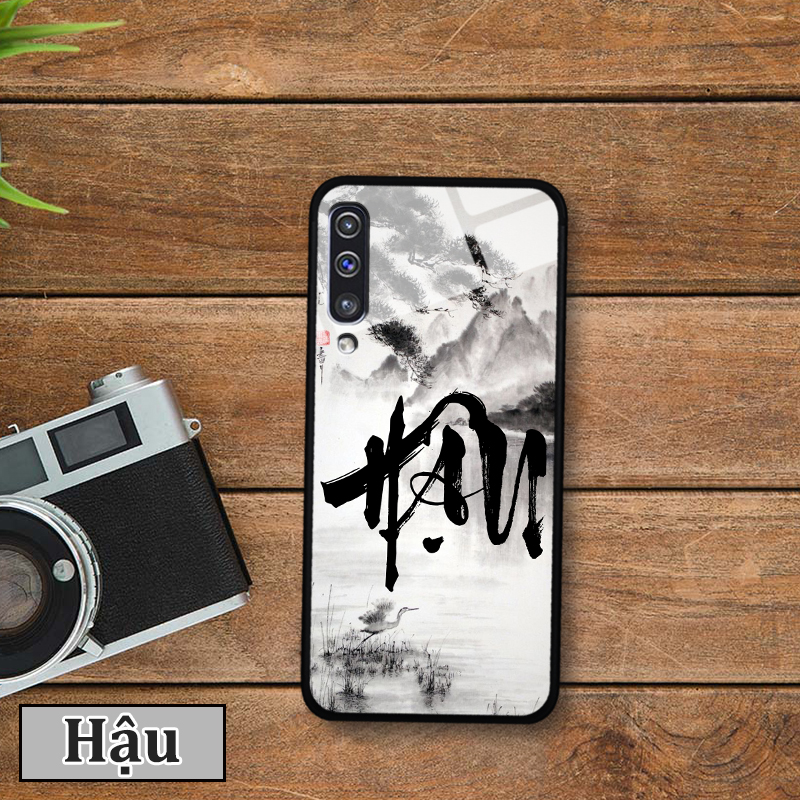 Ốp lưng Samsung Galaxy A70 in 3D chữ thư pháp