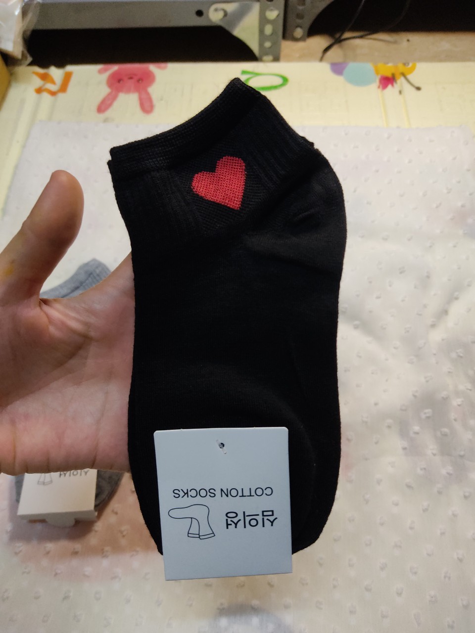 Tất tim cổ ngắn set 5 đôi